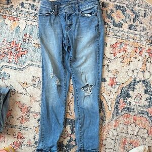 Universal Thread Light Blue Distressed Skinny Jeans
